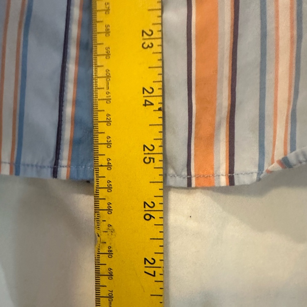 Vintage Tommy Hilfiger Y2K Women’s Pocketed Striped Button Up Size 12 - Picture 14 of 14